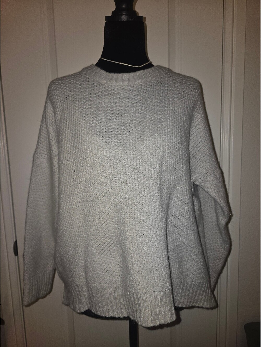 Republic Women's Light Gray Wool Blend Pullover Sweater Size S